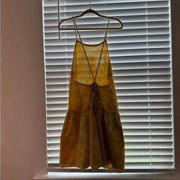 NWT Free People Deserted Island Yellow Floral Sundress - Picture 2 of 5